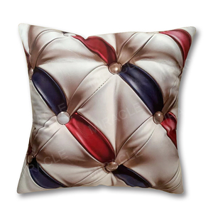 Cojín <span class=keywords><strong>de</strong></span> objeto decorativo divertido <span class=keywords><strong>de</strong></span> lujo Max Plaid Throw Pillow Covers logotipo <span class=keywords><strong>de</strong></span> marca personalizado cuadrado 3D Living Room Pillow - Product Image 4
