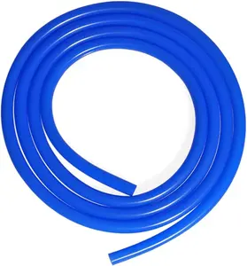 3/16" (4mm) ID 5/16" OD Silicone Vacuum Tubing Hose Blue High Temperature Pure Silicon Tube Air Hose Water Pipe for Pump