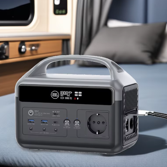 Hot Sale RV Camping 300w Compact Portable Power Station With LED Lights