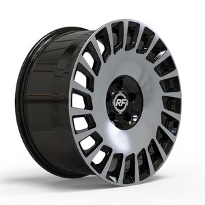 Jantes en alliage d'aluminium forgées SYAC noir brillant à rayons multiples, haute performance, ajustement universel, nouvelles options 25mm/40mm - Product Image 3