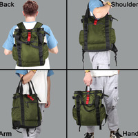 Sac à dos convertible pour ordinateur portable, en nylon imperméable et léger, 20-39L, sac à bandoulière pour le travail, les voyages, le bureau, OEM