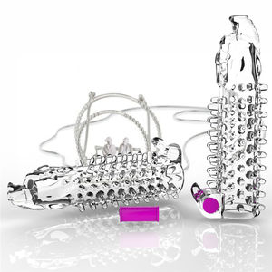 Kristall-Wolfszahn-Wachstumsset Herren-Drachen-Kristall Transparentes Kondom Penisring Kondom mit Noppen Drachen-Magie-Kondome Mele für Männer - Product Image 5