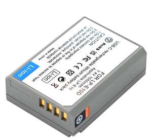 Pour <span class=keywords><strong>batterie</strong></span> LP-E10D <span class=keywords><strong>Canon</strong></span> compatible avec les appareils photo EOS Rebel T7 T6 T5 T3 T100 Kiss X50 X70 X80 X90 EOS 1100D <span class=keywords><strong>1200D</strong></span> 1300D en stock - Product Image 3