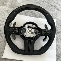 Volant sport en cuir LED pour BMW M3 M4 M5 M6 F07 F01 F10 F15 F30 F31 F32 F36 F20 F26 E92 F80 F90 E60 X6 E71 X5 E70