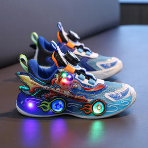 2025 zapatos deportivos de verano para niños, diseño de dibujos animados, malla transpirable, nuevos zapatos para correr para niños, estilos de moda luminosos ligeros - Product Image 3