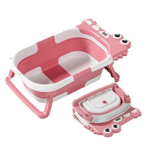 Baignoire pour <span class=keywords><strong>animaux</strong></span> de compagnie multifonctionnelle portable en plastique, baignoires pliables pour chat et chien - Product Image 1