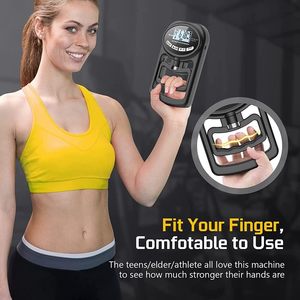 Entraîneur de force de préhension - Testeur numérique électronique pour exercices des bras, appareil portable d'entraînement des mains avec mesureur de force - Product Image 4