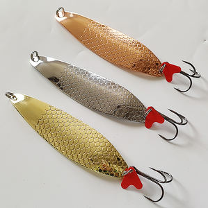 Cuillère de pêche russe à longue portée 40g 23g - Cuillère en métal lourde pour la pêche au bar, au brochet et à la truite - Product Image 2