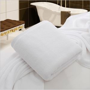 Toalla de Baño Blanca de Lujo al por Mayor con Logotipo 70*140 para Hotel - Product Image 4