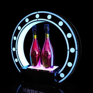 Exhibidor de Botellas <span class=keywords><strong>Hennessy</strong></span> <span class=keywords><strong>XO</strong></span> Acrílico con LED Recargable, Glorificador VIP con Soporte de Luz para Champán, para Decoración de Clubes Nocturnos - Product Image 1