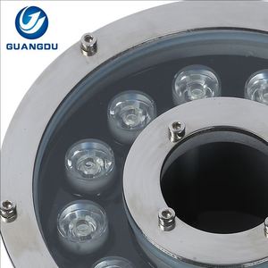 ไฟน้ำพุ LED วงแหวนใต้น้ำ IP68สแตนเลสใช้กลางแจ้ง12V 6W 9W 12W 12W 18W - Product Image 5