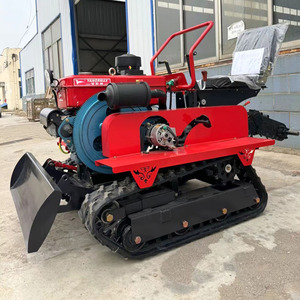 Mini-tracteur chenillé tout-terrain 25HP 35HP avec rotoculteur pour rizières, terres sèches, vergers, collines et agriculture montagneuse - Product Image 6