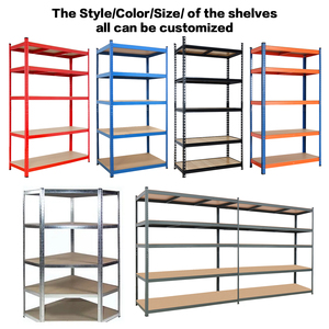 Có thể điều chỉnh công nghiệp nhà kho nhà để xe thép boltless kim loại kệ, Khung 4 <span class=keywords><strong>5</strong></span> lớp Tier lưu trữ Kệ giá - Product Image 2