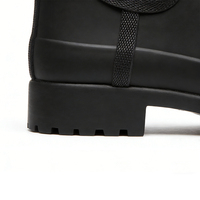 Chaussures de sécurité en cuir véritable à embout d'acier pour hommes, fabricant chinois, tissu en coton, bottes de pluie respirantes imperméables pour toutes les saisons