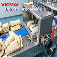 Ligne de production automatique de burritos et de rouleaux de printemps Ortilla, machine à fabriquer des enveloppes de pain plat pour les boulangeries