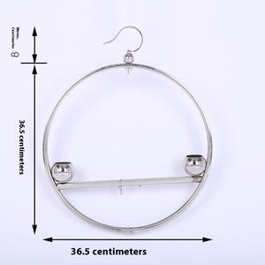 Groothandel Draagbare Roestvrijstalen Vogel Speelstand Klassieke En Moderne Draagbaars Voor Papegaaien Reizen En Training - Product Image 4