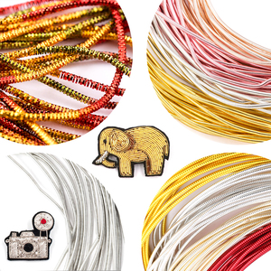 QIAO 10グラム/ロット中空ライン縫製アクセサリー銅ワイヤー刺繍刺繍バッジマット手作りジュエリーアクセサリー - Product Image 1