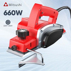Cepilladora eléctrica <span class=keywords><strong>de</strong></span> <span class=keywords><strong>carpintero</strong></span>, portátil para trabajo en el sitio, mangos amortiguadores para reducir la fatiga del operador - Product Image 3