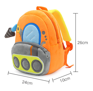 Mochila <span class=keywords><strong>de</strong></span> felpa <span class=keywords><strong>de</strong></span> dibujos animados <span class=keywords><strong>de</strong></span> camión volquete <span class=keywords><strong>de</strong></span> excavadora <span class=keywords><strong>de</strong></span> vehículo <span class=keywords><strong>de</strong></span> construcción lindo <span class=keywords><strong>de</strong></span> alta calidad patrón <span class=keywords><strong>de</strong></span> <span class=keywords><strong>Anime</strong></span> <span class=keywords><strong>de</strong></span> tamaño pequeño para niños - Product Image 5