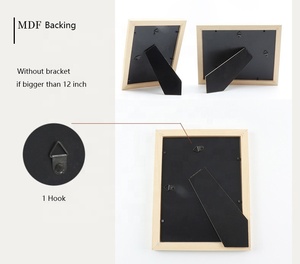 MDF blu verde viola nero bianco marrone noce legno rovere piccola cornice per <span class=keywords><strong>foto</strong></span> personalizzata Display da tavolo - Product Image 4