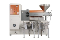 Équipement de presse industrielle à économie d'énergie, machine d'extraction de graisse brute entièrement automatique en acier inoxydable pour l'usine d'olives et de soja