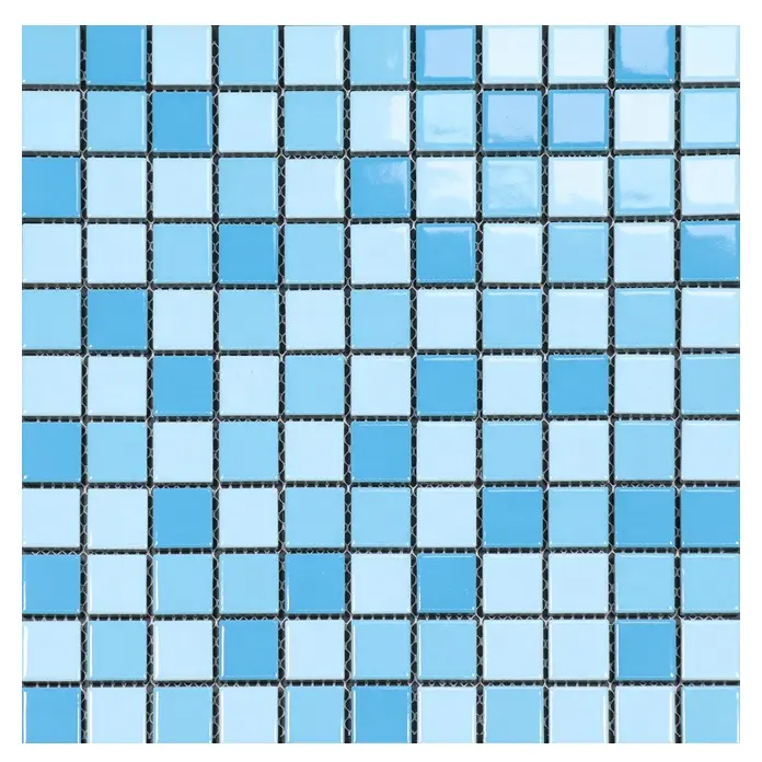 High Quality Brass Mosaic Tile Picture Square Glass Swimming Pool Tiles with Modern Parquet Design for Hotels