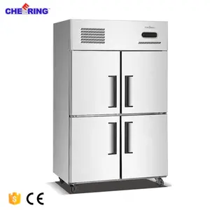 Холодильное оборудование, коммерческие холодильники из нержавеющей стали, шкафы, вертикальный охладитель и морозильник