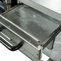 Machine de rétraction industrielle et commerciale à eau chaude, type tunnel à rideau d'eau, pour la rétraction automatique de viande, saucisses et fromages