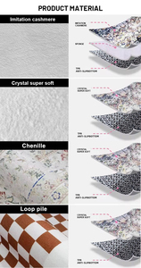 Nhà Máy Tùy Chỉnh Chống Trượt Có Thể Gập Lại Ba Tư Phòng Khách Thảm Hiện Đại In Thấp Đống Máy Có Thể Giặt Khu Vực Thảm 8x10 - Product Image 5