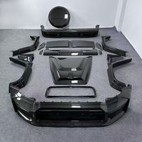 Kit carrosserie complet en fibre de carbone sèche pour G-Class W465 B800 2025+, comprenant pare-chocs avant, garde-boue, fentes de ventilation et diffuseur arrière