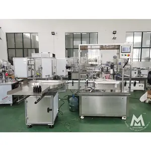 Capping Machine Price Rotary Automatic 10ml 30ml Small Bottle Liquid Spray Eye Drop Dropper Essential Oil Vial Filling Machine