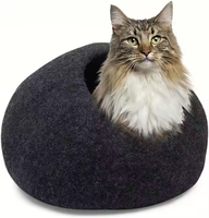 2025 style chaud de nid de chat feutre matériel laine feutre nid pour animaux de compagnie