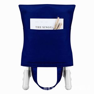 Children Chair Back Cover With Pocket Storage Bag For School Use Red Color Unisex Solid Design - Product Image 4