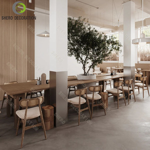 Aménagement intérieur de boulangerie commerciale, mobilier de boulangerie durable, vitrine à pain en bois et verre, sur mesure - Product Image 4