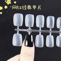 Shangmei Faux ongles à poser, ultra-fins, sans couture, mats, courts, style Ins, pour extension et DIY