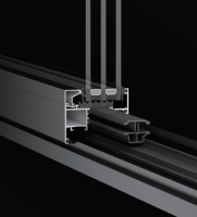 Ventana Abatible y Giratoria de Aluminio Moderna con Aislamiento Térmico, Triple Vidrio Aislante para Baño