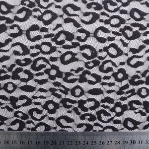 קלאסי נמר למכירה מתיחה קל משקל סרוג ניילון תחרה בד עבור הלבשה תחתונה - Product Image 5