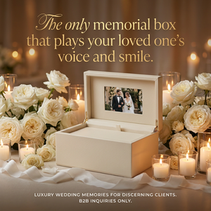 Photo Packaging Linen <strong>Box</strong> with Video Display Screen Included Elegant Paper <strong>Box</strong> for Family <strong>Wedding</strong> Photos Memory <strong>Keepsake</strong> <strong>Box</strong> - Product Image 6