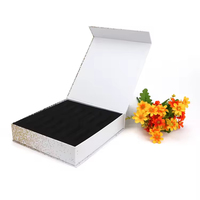 Boîtes cadeaux de luxe rectangulaires magnétiques blanches personnalisées avec impression couleur intégrale pour portefeuilles de mode
