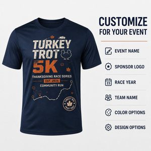 Turkey Trot 5K <b>Shirt</b> Thanksgiving Running Event Custom Race Apparel Community <b>Fun</b> Run - Product Image 6