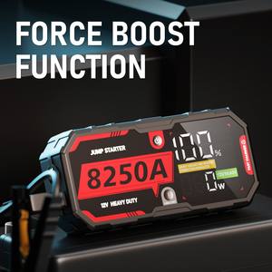 Booster de batterie de <span class=keywords><strong>voiture</strong></span> Portable 12V 8250A 20000mAh Jump Starter Pack 1000A 45W Jumper Cable pour moteurs <span class=keywords><strong>Diesel</strong></span> 12L Gas 10L - Product Image 5