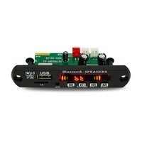 Modul Dekoder Papan Kit Penguat Audio DC 7V-24V Daya 2X40W Pemutar MP3 Nirkabel BT