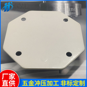 Placa de perforación de acero inoxidable RZ 01 con cuatro tornillos para mecanizado de precisión de piezas automotrices - Product Image 3