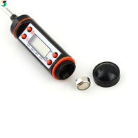 Thermomètre alimentaire numérique avec sonde longue, thermomètre de cuisine à lecture instantanée pour la cuisson, les bonbons, la viande, le barbecue, la mesure de la température des liquides
