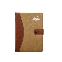 Nouveau carnet de planification hebdomadaire A5 en cuir de qualité supérieure avec couverture rigide, vente en gros 2025
