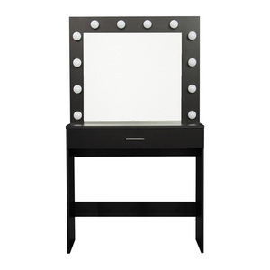 Table de maquillage compacte de luxe avec éclairage LED, inspirée des célébrités d'Internet, minimaliste et multifonctionnelle pour <span class=keywords><strong>chambre</strong></span> à coucher - Product Image 1