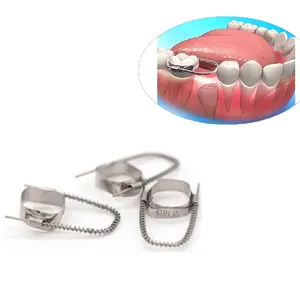 Dental Orthodontic Space Maintainer With Spring Sliding Loop 1st Molar 2nd Molar Band