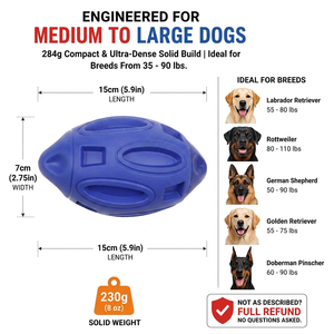 <span class=keywords><strong>Jouet</strong></span> à mâcher pour <span class=keywords><strong>chien</strong></span> en caoutchouc durable et écologique, en forme de ballon de rugby, avec design de ballon de football, <span class=keywords><strong>résistant</strong></span> aux morsures - Product Image 5