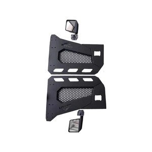 4PCS AVANT + <span class=keywords><strong>ARRIÈRE</strong></span> Lantsun JL1172 Demi-portes en acier pour Jeep pour Wrangler JL Gladiator JT 4 PORTES - Product Image 3