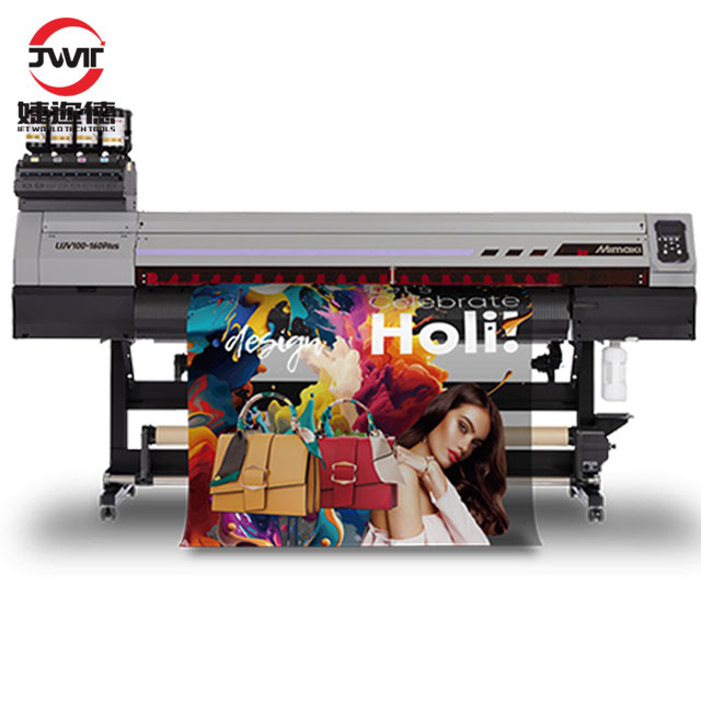 Original 1.6m Mimaki Ujv100-160 Plus UV Roll to Roll Printer with Lus-210 UV Ink
